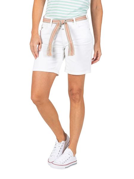 Timezone Szorty "Alexa" w kolorze białym rozmiar: W32. Białe szorty Timezone, bez wzorów, z tkaniny. Za 74.28 zł.