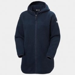 Damska bluza dresowa Helly Hansen Maude Pile. Niebieskie bluzy bez kaptura Helly Hansen, bez wzorów, z dresówki, bez kaptura. W wyprzedaży za 478.50 zł.