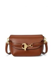 LAUREN RALPH LAUREN Torebka 431P04297002 Brązowy. Brązowe listonoszki Lauren Ralph Lauren, bez wzorów, ze skóry, bez dodatków. Za 1,299.00 zł.