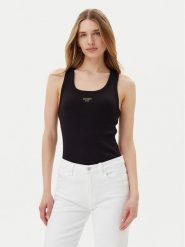 JOOP! Jeans Top 30046103 Czarny Slim Fit. Czarne topy Joop! Jeans, m, bez wzorów, z bawełny, bez kołnierzyka, bez ramiączek. Za 119.99 zł.