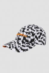 KARL LAGERFELD Czarno-biała czapka z daszkiem K/zebra. Białe czapki z daszkiem KARL LAGERFELD, bez wzorów. W wyprzedaży za 229.99 zł.