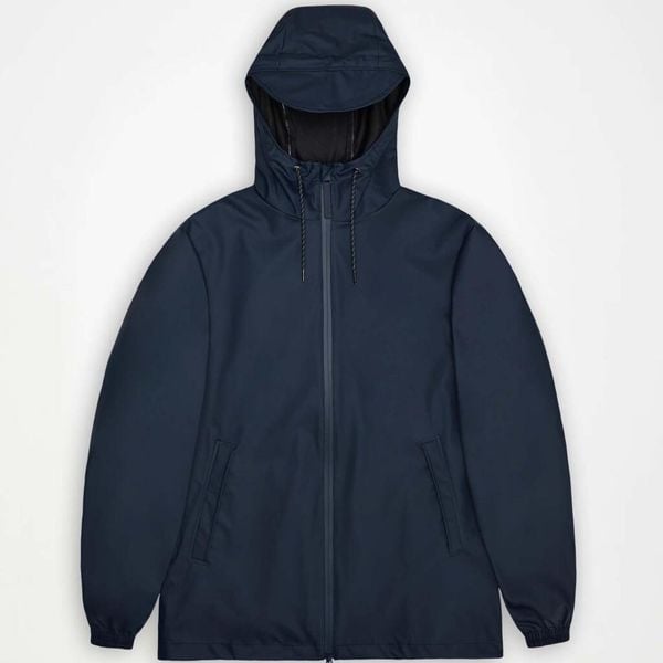 Kurtka RAINS 18370R Niebieski. Niebieskie kurtki Rains, l, bez wzorów, z materiału, bez kaptura. Za 320.99 zł.