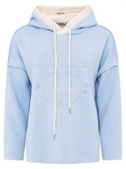 Zwillingsherz Bluza "Positive Mind" w kolorze błękitnym rozmiar: L/XL. Niebieskie bluzy Zwillingsherz, l, bez wzorów, bez ramiączek, z kapturem. Za 159.21 zł.