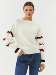Silvian Heach Sweter GPA23183MA Écru Relaxed Fit. Swetry Silvian Heach, xs, bez wzorów, z syntetyku, bez ramiączek. Za 599.99 zł.