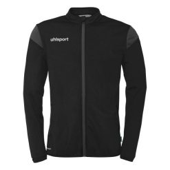 Kurtka z dresu Uhlsport Squad 27 Classic. Czarne kurtki Uhlsport, uniwersalny, bez wzorów, z dresówki, eleganckie, bez kaptura. Za 151.00 zł.
