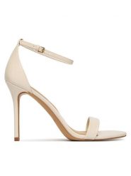 Aldo Sandały Jacynthe 14190668 Biały. Białe sandały Aldo, bez wzorów, ze skóry, bez obcasa, na szpilce, bez zapięcia. Za 339.99 zł.