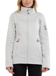 Sweter polarowy damski Fundango Antila Fleece. Białe swetry FUNDANGO, xs, bez wzorów, z materiału, sportowe, bez ramiączek. Za 179.00 zł.