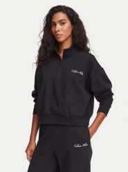 Calvin Klein Underwear Bluza LV00QS7685 Czarny Regular Fit. Czarne bluzy Calvin Klein Underwear, xl, bez wzorów, z bawełny, bez ramiączek, bez kaptura. Za 289.99 zł.