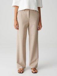 OPUS Spodnie w kolorze beżowym rozmiar: 42. Brązowe spodnie materiałowe Opus, bez wzorów, z materiału. Za 165.99 zł.