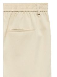 Vero Moda Spodnie w kolorze beżowym rozmiar: 38/L30. Brązowe spodnie materiałowe Vero Moda, bez wzorów, z materiału. Za 79.21 zł.
