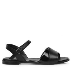 Sandały Lasocki. Brązowe sandały Lasocki, bez wzorów, bez obcasa, na płaskiej podeszwie, bez zapięcia. Za 149.99 zł.