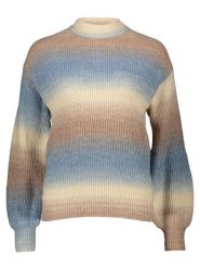 Garcia Sweter w kolorze beżowo-niebieskim rozmiar: L. Brązowe swetry Garcia, l, bez wzorów, z wełny, bez ramiączek. Za 143.95 zł.