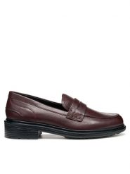 Geox Mokasyny D Walk Pleasure D36TGF 00081 C7011 Bordowy. Czerwone mokasyny Geox, bez wzorów, ze skóry. Za 449.99 zł.