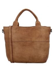 HIDE & STITCHES Skórzana torebka w kolorze jasnobrązowym - 39 x 27 x 12 cm rozmiar: onesize. Brązowe torebki klasyczne HIDE & STITCHES, bez wzorów, z materiału, przez ramię, bez dodatków. Za 217.99 zł.