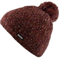 Stylowy zimowy kapelusz Eisbär Tilia Pompon dla kobiet. Czerwone kapelusze Eisbär, na zimę, bez wzorów, z polaru, eleganckie. Za 163.99 zł.