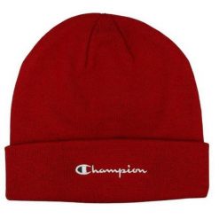 Czapka Unisex Dla Dorosłych Haft. Czerwone czapki zimowe Champion, bez wzorów. Za 99.99 zł.
