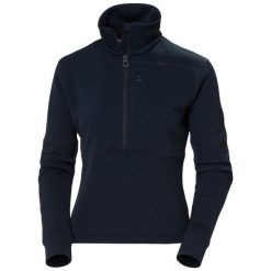 Bluza damska z zamkiem 1/2 Helly Hansen Versalite Air. Niebieskie bluzy bez kaptura Helly Hansen, bez wzorów, bez kaptura. Za 553.50 zł.
