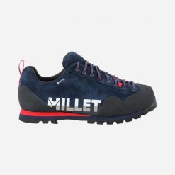 Buty turystyczne MILLET Friction Gore-Tex U Granatowy. Niebieskie buty trekkingowe Millet, z gore-texu, bez zapięcia. Za 900.00 zł.
