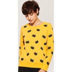 Bluza z nadrukiem all over - Żółty. Bluzy marki House. W wyprzedaży za 39.99 zł.