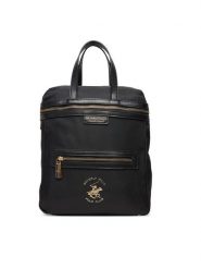 Beverly Hills Polo Club Plecak BHPC-H-002-07 Czarny. Czarne plecaki Beverly Hills Polo Club, bez wzorów, z materiału, bez dodatków. Za 129.99 zł.