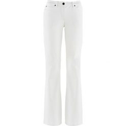Dżinsy "authentic-stretch" BOOTCUT bonprix biały twill. Jeansy marki bonprix. Za 49.99 zł.