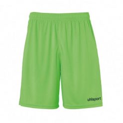 Szorty Uhlsport center basic. Zielone szorty Uhlsport, bez wzorów, z materiału, klasyczne. Za 114.50 zł.