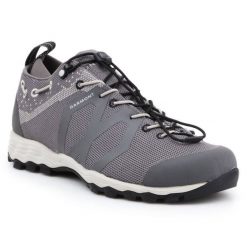 Buty Garmont Agamura Knit Wms W 481036-609 szare. Szare buty trekkingowe z materiału, bez zapięcia. Za 731.28 zł.
