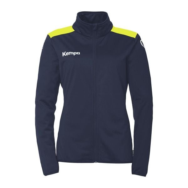 Damska bluza dresowa Kempa Emotion 27. Niebieskie bluzy Kempa, xl, bez wzorów, z dresówki, bez kaptura, do piłki ręcznej. Za 195.10 zł.