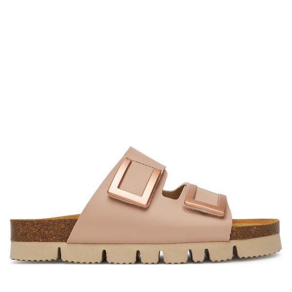 Klapki Dr. Brinkmann. Czerwone klapki Dr. Brinkmann, bez wzorów, bez obcasa, bez zapięcia. Za 239.99 zł.