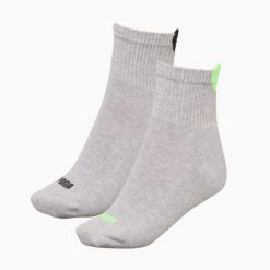 Puma Skarpety Heart Logo Crew 2-Pack 93855502. Szare skarpetki Puma, bez wzorów, z bawełny. Za 62.11 zł.