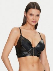 Hunkemöller Biustonosz push-up Talia 204568 Czarny. Czarne biustonosze Hunkemöller, bez wzorów, z syntetyku. Za 199.99 zł.
