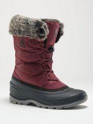Kamik Kozaki zimowe "Momentum 3" w kolorze bordowym rozmiar: 39. Czerwone kozaki Kamik, na zimę, bez wzorów, z materiału, eleganckie, bez obcasa, bez zapięcia. Za 284.15 zł.