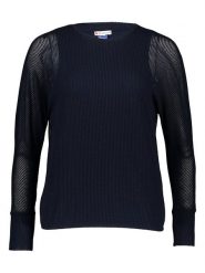Street One Sweter w kolorze czarnym rozmiar: 36. Czarne swetry Street One, bez wzorów, ze splotem, street, bez ramiączek. Za 65.85 zł.