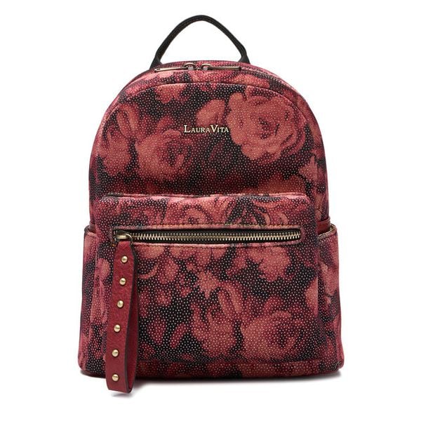 Plecak Laura Vita. Czerwone plecaki LAURA VITA, bez wzorów, bez dodatków. Za 299.99 zł.