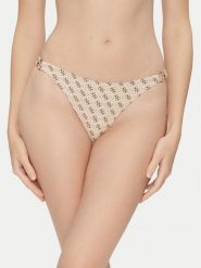 Guess Dół od bikini E5GO28 KCRL2 Beżowy. Brązowe bikini Guess, z aplikacjami, z syntetyku. Za 149.99 zł.