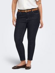 ONLY Carmakoma Dżinsy - Skinny fit - w kolorze granatowym rozmiar: 54/L32. Niebieskie spodnie materiałowe Only Carmakoma, bez wzorów, z materiału, klasyczne. Za 179.95 zł.