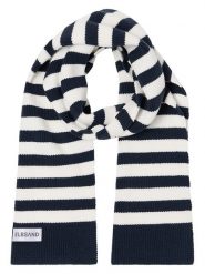 ELBSAND Szal "Noelle" w kolorze granatowo-białym rozmiar: onesize. Białe szaliki i kominy ELBSAND, bez wzorów, z materiału. Za 82.99 zł.