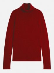 Perfect Cashmere Kaszmirowy golf "Willow" w kolorze ciemnoczerwonym rozmiar: S. Czerwone swetry Perfect Cashmere, s, bez wzorów, z kaszmiru, bez ramiączek. Za 501.57 zł.