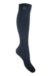 Damskie skarpety jeździeckie HKM Keep Warm. Niebieskie skarpetki HKM, bez wzorów, z materiału. Za 271.50 zł.
