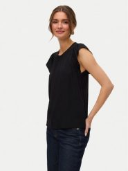 Vero Moda Bluzka Bella 10325248 Czarny Standard Fit. Czarne bluzki Vero Moda, m, bez wzorów, z wiskozy, bez kołnierzyka, bez ramiączek. Za 69.99 zł.