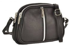 Listonoszka czarna BARBERINI'S skórzana 03-1. Czarne shopper bag Barberinis, bez wzorów, ze skóry, na ramię, bez dodatków. Za 169.99 zł.