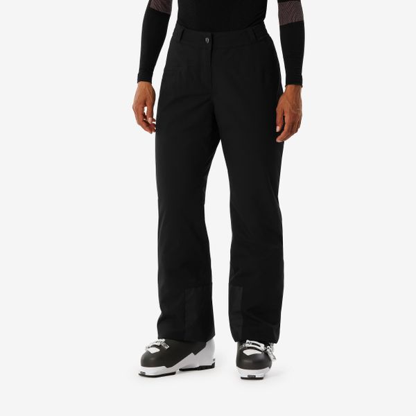 Spodnie narciarskie i snowboardowe damskie Wedze SKI & SNB 100. Czarne spodnie narciarskie WED'ZE, bez wzorów, z materiału, narciarskie. Za 179.99 zł.
