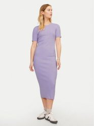 JJXX Sukienka dzianinowa Ellie 12254342 Fioletowy Slim Fit. Fioletowe sukienki JJXX, s, bez wzorów, z dzianiny, bez kołnierzyka, bez ramiączek. Za 109.99 zł.