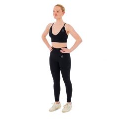 Damski zestaw sportowy Xtreme - legginsy + biustonosz sportowy - Czarny. Czarne legginsy XTREME SOCKSWEAR, bez wzorów, z materiału, sportowe. Za 190.74 zł.