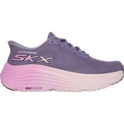 Buty damskie SKECHERS Max Cushioning Endeavour Hallandale. Fioletowe buty sportowe lifestyle Skechers, bez wzorów, sportowe, bez zapięcia. Za 409.99 zł.