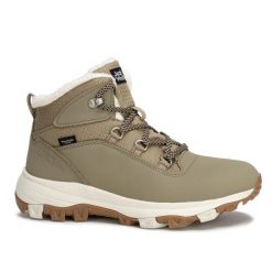 Buty damskie trekkingowe wodoodporne Jack Wolfskin EVERQUEST TEXAPORE MID. Białe buty trekkingowe Jack Wolfskin, na zimę, z gumy, bez zapięcia. Za 309.00 zł.
