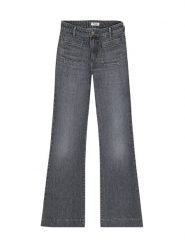 Wrangler Dżinsy - Slim fit Flared Leg - w kolorze antracytowym rozmiar: W29/L34. Czarne jeansy Wrangler, l, bez wzorów. Za 172.08 zł.