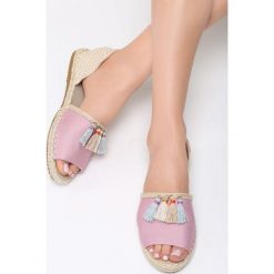 Fioletowe Espadryle Harlequin. Espadryle marki Kazar. Za 59.99 zł.