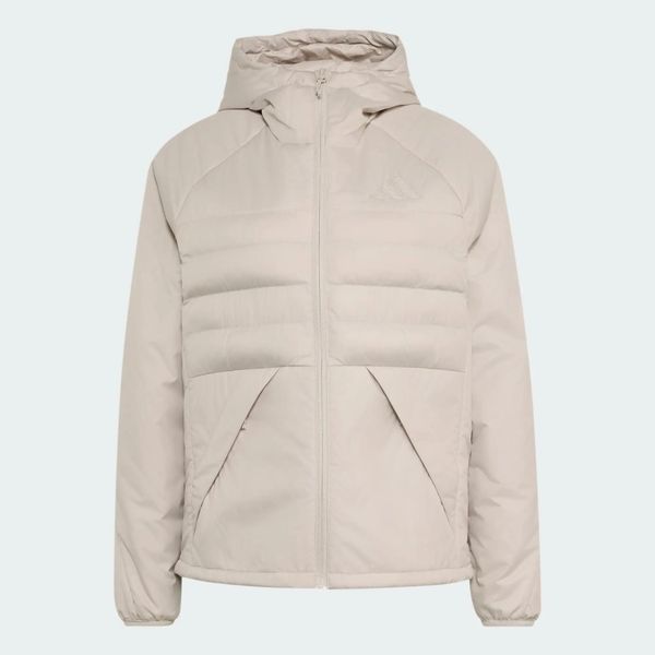 Ocieplana kurtka z kapturem Terrex Multi CLIMAWARM. Brązowe kurtki adidas, l, bez wzorów, z materiału, klasyczne, z kapturem. Za 599.00 zł.