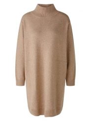 Oui Sukienka w kolorze beżowym rozmiar: 38. Brązowe sukienki Oui, bez wzorów, z wełny, bez kołnierzyka, bez ramiączek, midi. Za 217.99 zł.